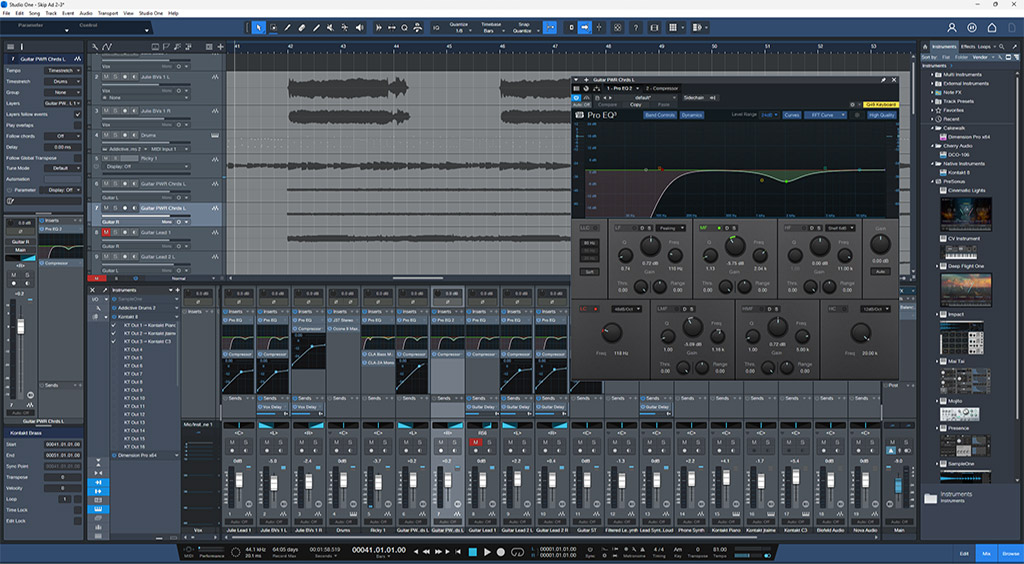 Audio Mixing at Studio109